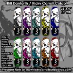 Bill Danforth / Ricky Carroll Colab Skateboard Deck