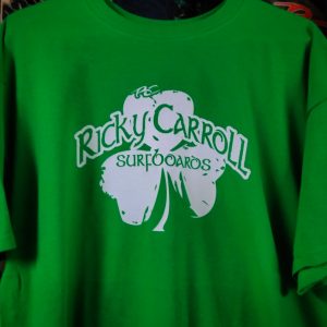 Glow in the Dark > Ricky Carroll Surfboard Shamrock T-Shirt / Small