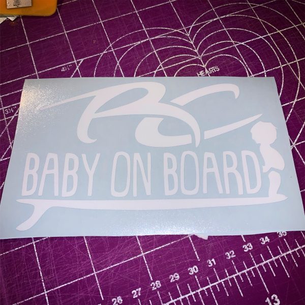 RC Baby on Board Boy Sticker