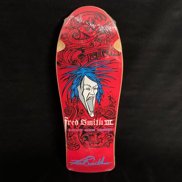 Limited Edition Fred Smith 3 Beer City Loud One Reissue Skateboard Deck ALVA Red