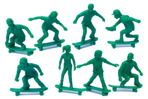 Toy Boarders Skate / Green / 24 Pack / Skate Series 2